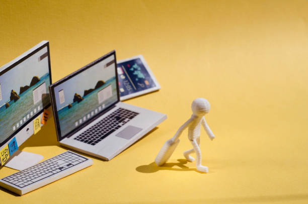 The Man Leaves the Work